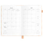 Fox & Fallow 2025 A5 Horizontal Planner - Salmon Check