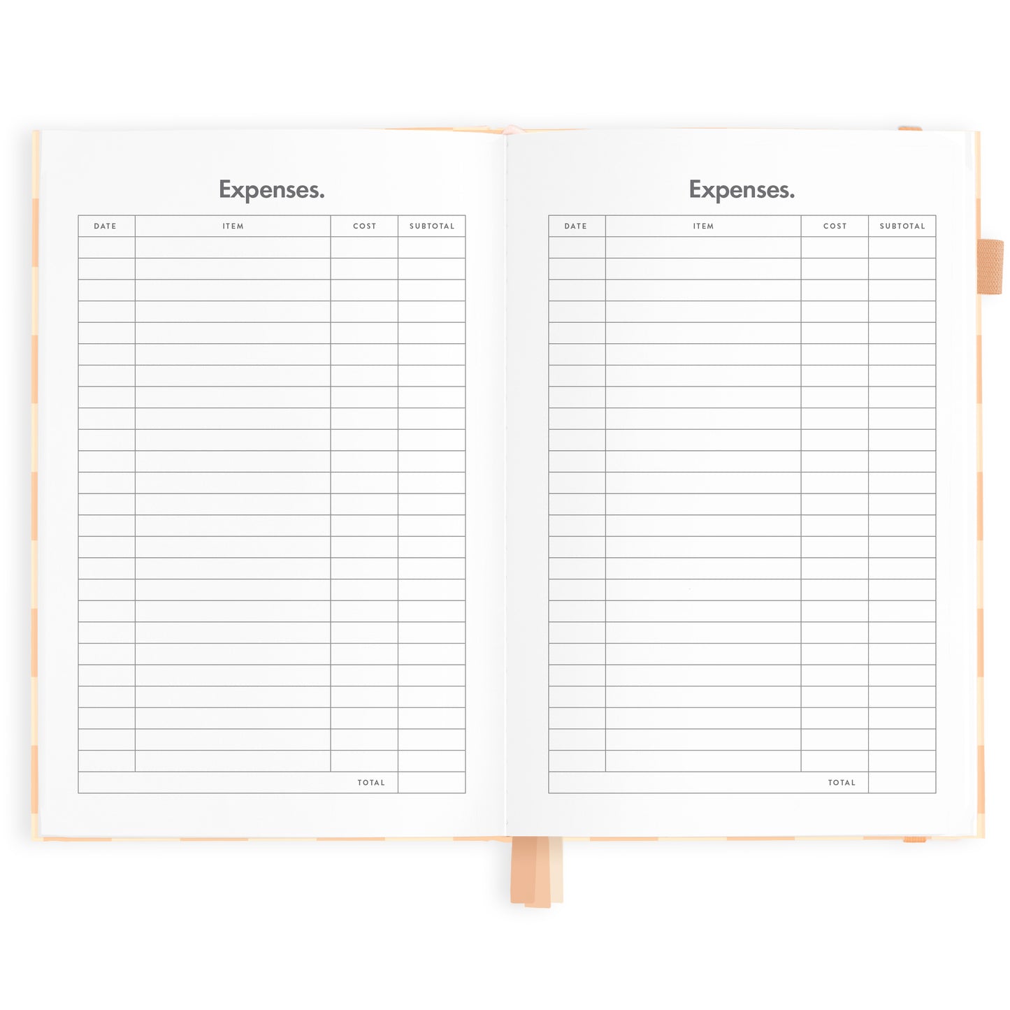 Fox & Fallow 2025 A5 Horizontal Planner - Salmon Check