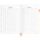 Fox & Fallow 2025 A5 Horizontal Planner - Salmon Check